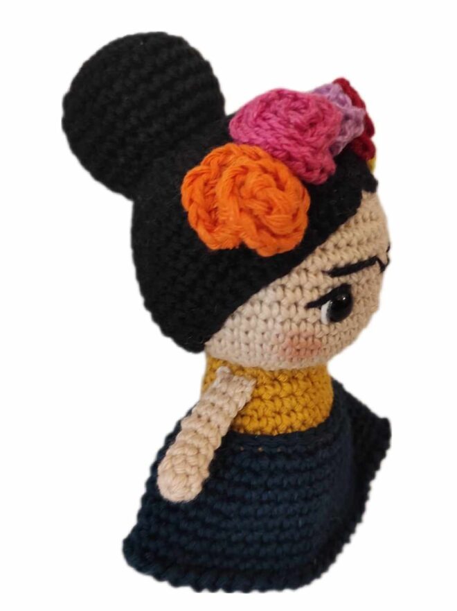 Muñecas de crochet Frida Kahlo